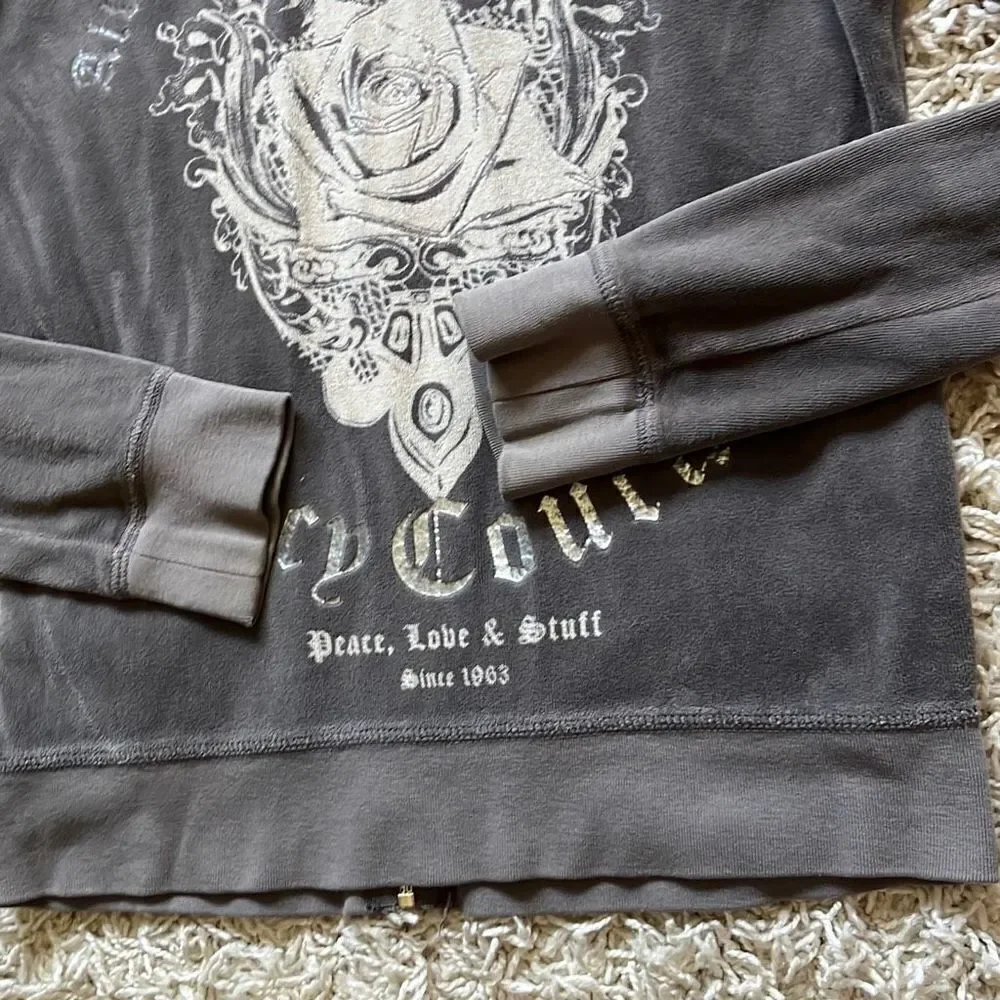 Juicy Couture All You Need Is Love Hoodie M